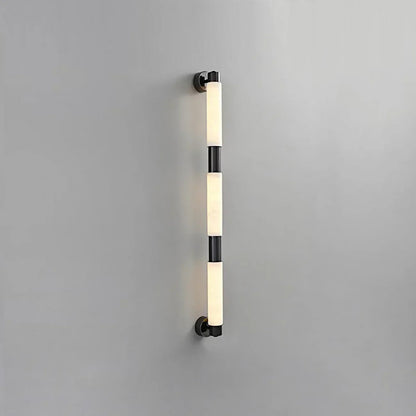 Tube Alabaster Wall Sconce