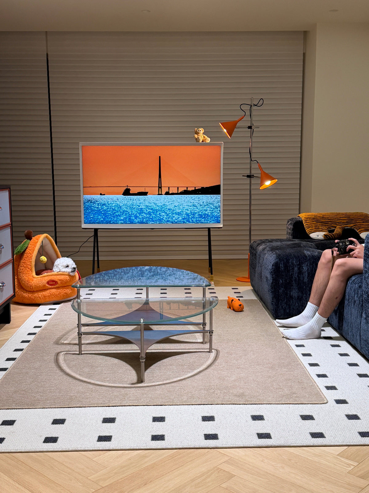 Twin Cone Floor Lamp