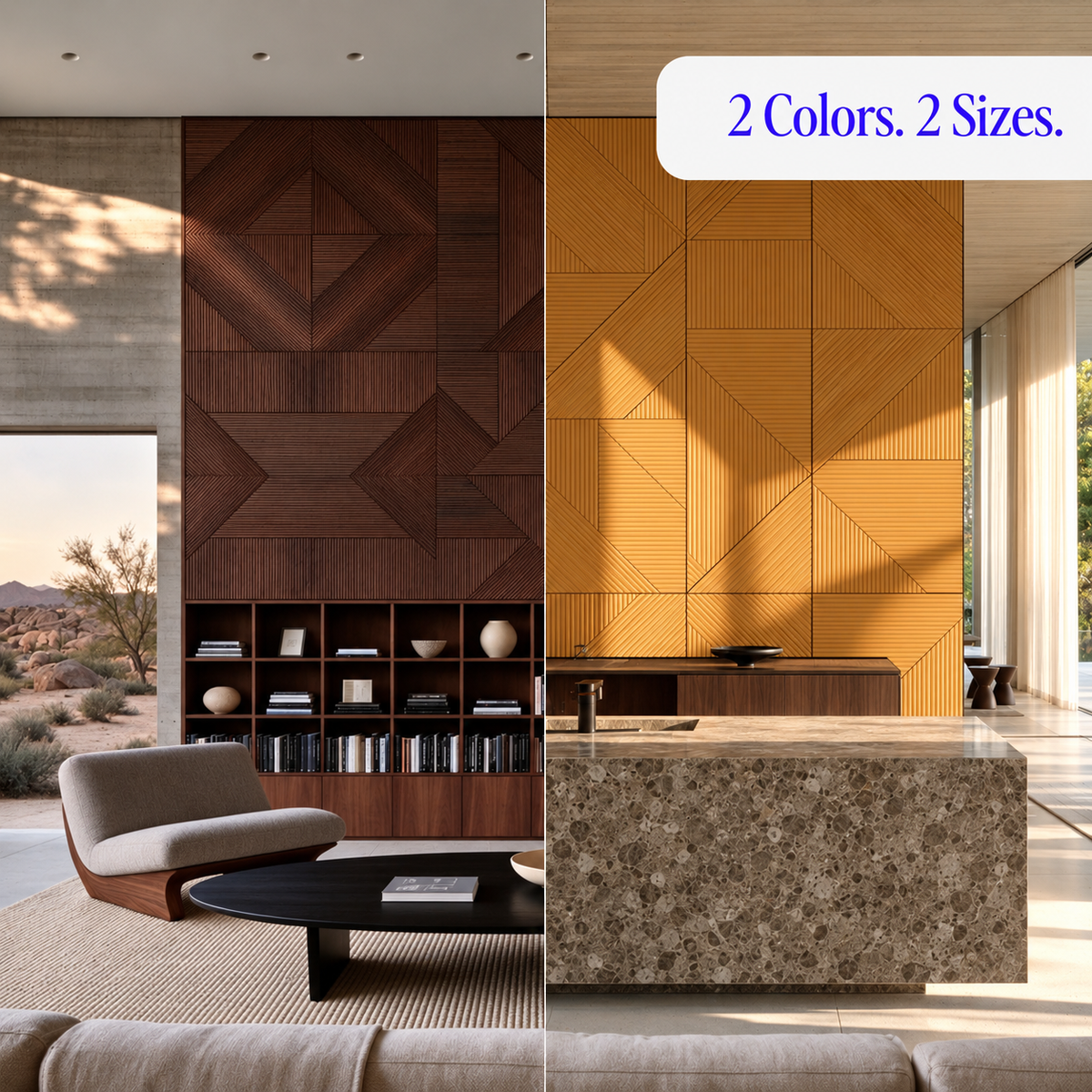 Modern Solid Wood Panel