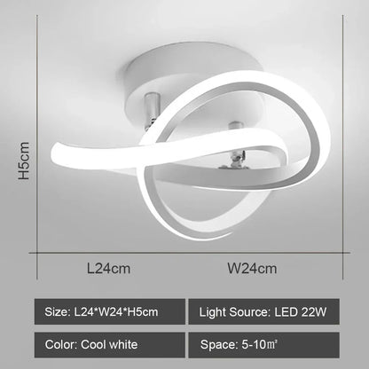 DecorBites™ LED Ceiling Lights: Modern Shade for Home & Living Room Lighting