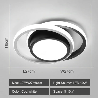 DecorBites™ LED Ceiling Lights: Modern Shade for Home & Living Room Lighting