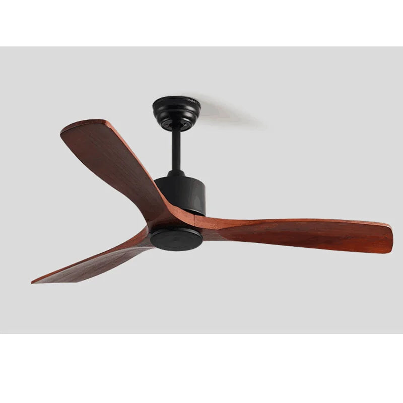 DecorBites™ 42" Wooden Ceiling Fan Remote Control Decorative Home Fan DC 110-240V