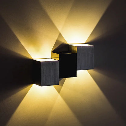 DecorBites™ Aluminum LED Wall Lamp for Living Room Bedroom, Up & Down Light Sconce