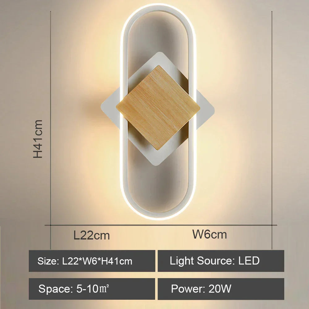 DecorBites™ LED Indoor Wall Light for Home Lighting - Modern Sconce Lampara Led
