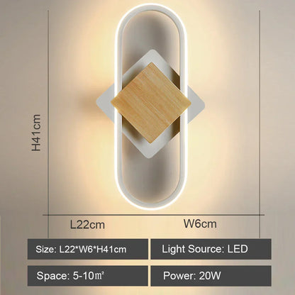 DecorBites™ LED Indoor Wall Light for Home Lighting - Modern Sconce Lampara Led
