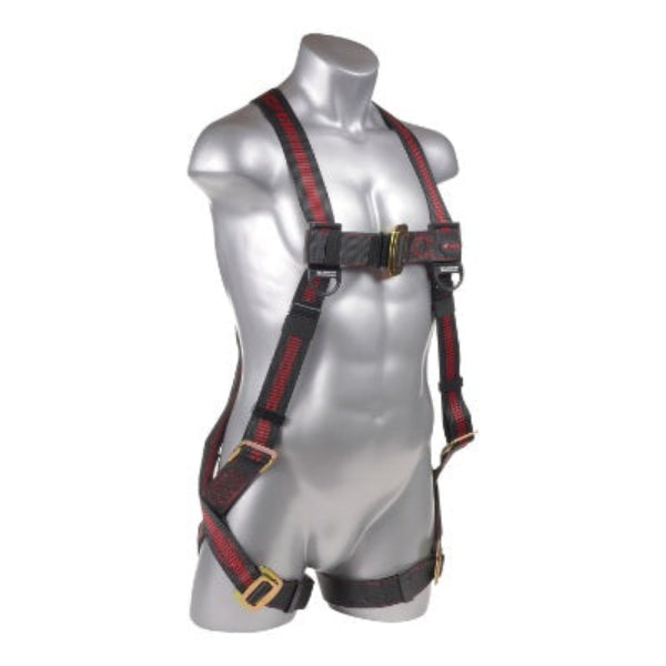 Kapture Elite Full Body Harness - 5 Pt Adj with MB Legs & 6ft SAL Internal Design with 2 Rebar Hooks - 1 Loop & Storage Bag - Combo Kit - All Sizes