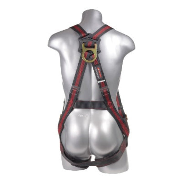 Kapture Elite Full Body Harness - 5 Pt Adj with MB Legs & 6ft SAL Internal Design with 2 Rebar Hooks - 1 Loop & Storage Bag - Combo Kit - All Sizes