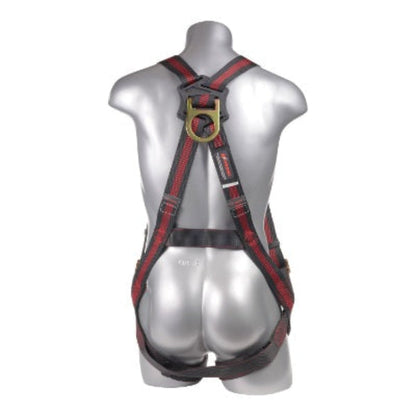 Kapture Elite Full Body Harness - 5 Pt Adj with MB Legs & 6ft SAL Internal Design with 2 Rebar Hooks - 1 Loop & Storage Bag - Combo Kit - All Sizes