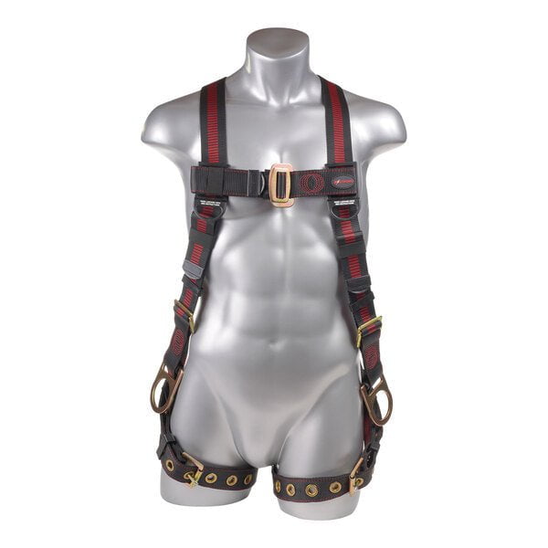 Kapture 5 Point Elite Full Body Harness - 3 D-Rings - Tongue Buckle Legs - All Sizes