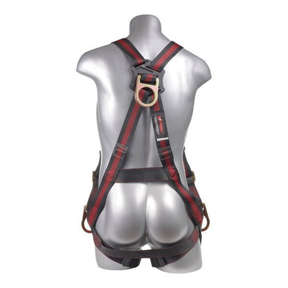 Kapture 5 Point Elite Full Body Harness - 3 D-Rings - Pull Thru Legs - All Sizes