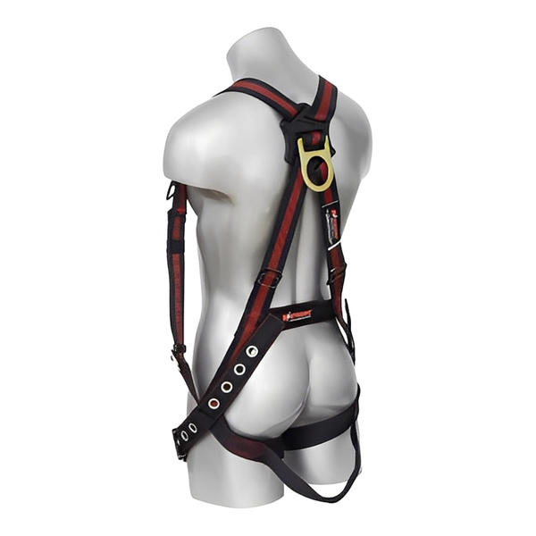 Kapture 5 Point Elite Full Body Harness - 4 D-Rings - Tongue Buckle Legs - All Sizes