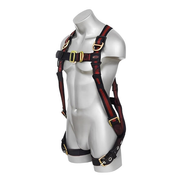 Kapture 5 Point Elite Full Body Harness - 4 D-Rings - Tongue Buckle Legs - All Sizes