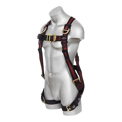 Kapture 5 Point Elite Full Body Harness - 4 D-Rings - Tongue Buckle Legs - All Sizes
