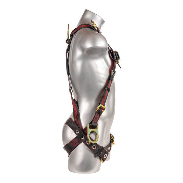 Kapture 5 Point Elite Full Body Harness - 6 D-Rings - Tongue Buckle Legs - All Sizes