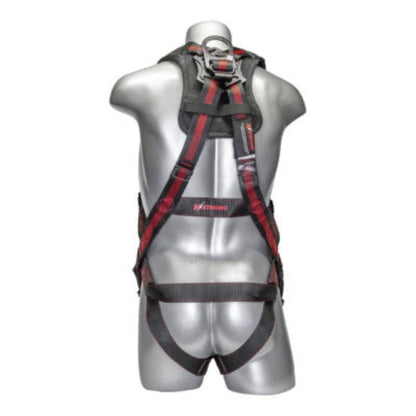 Kapture 5 Point Elite+ Full Body Harness - Dorsal D-Ring - QC Chest - Tongue Buckle Legs & Shoulder Pads - All Sizes