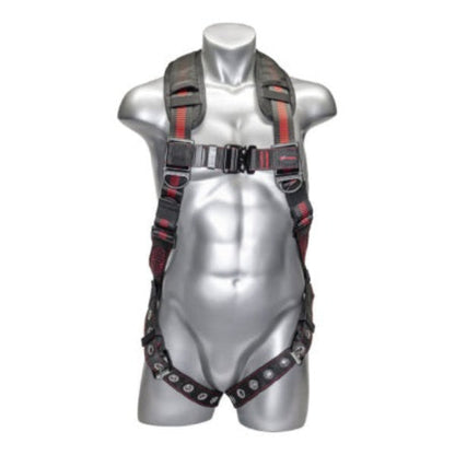 Kapture 5 Point Elite+ Full Body Harness - Dorsal D-Ring - QC Chest - Tongue Buckle Legs & Shoulder Pads - All Sizes
