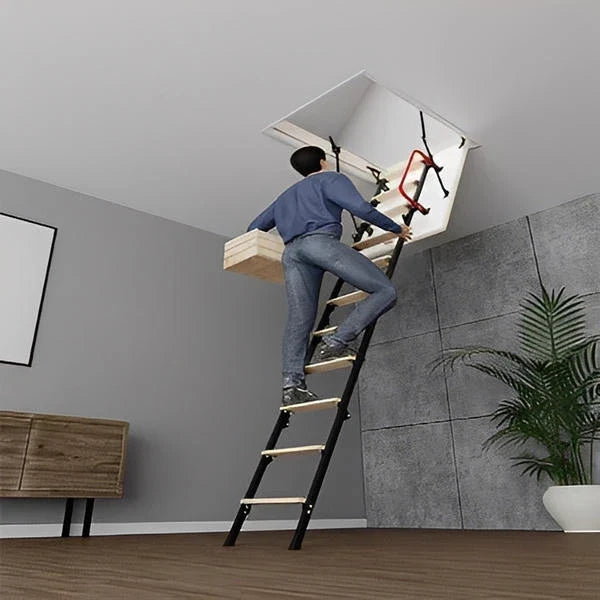 Wooden Metal Basic Insulated Ladder - All Sizes