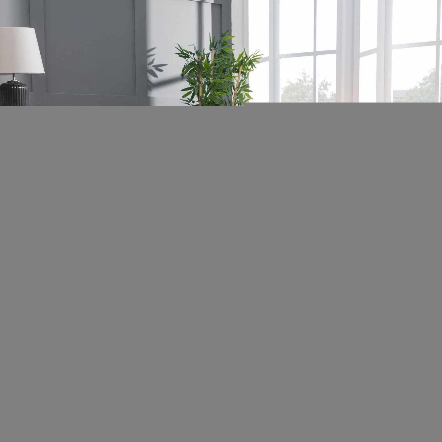 Atira Gray Checkered Area Rug
