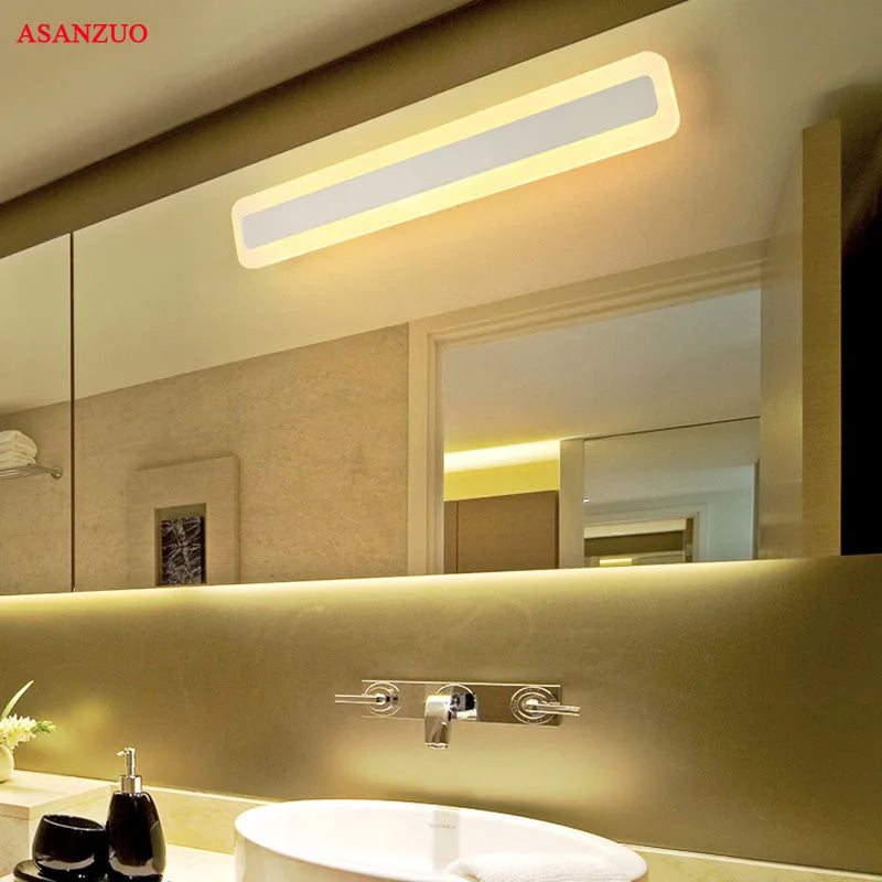 ™ LED Bathroom Mirror Lights 40/52/80cm Modern Acrylic Wall Lamps for Aisle Corridor Decor