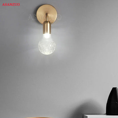 DecorBites™ Brass Pendant Lamp for Dining Bedroom Living Room Wall Light