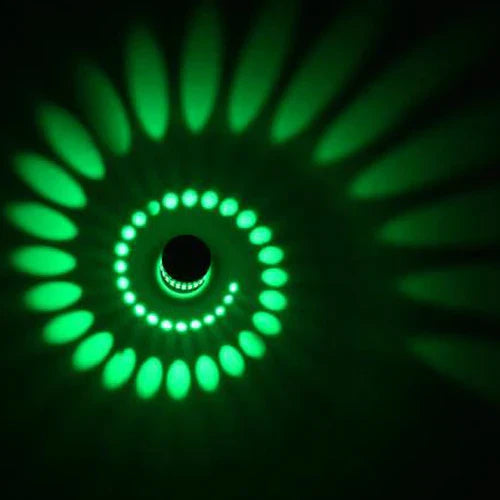 DecorBites™ Aluminum Spiral LED Wall Lamp for Bedroom and Living Room