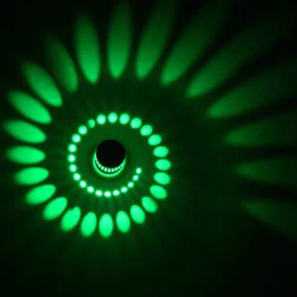 DecorBites™ Aluminum Spiral LED Wall Lamp for Bedroom and Living Room
