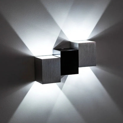 DecorBites™ Aluminum LED Wall Lamp for Living Room Bedroom, Up & Down Light Sconce