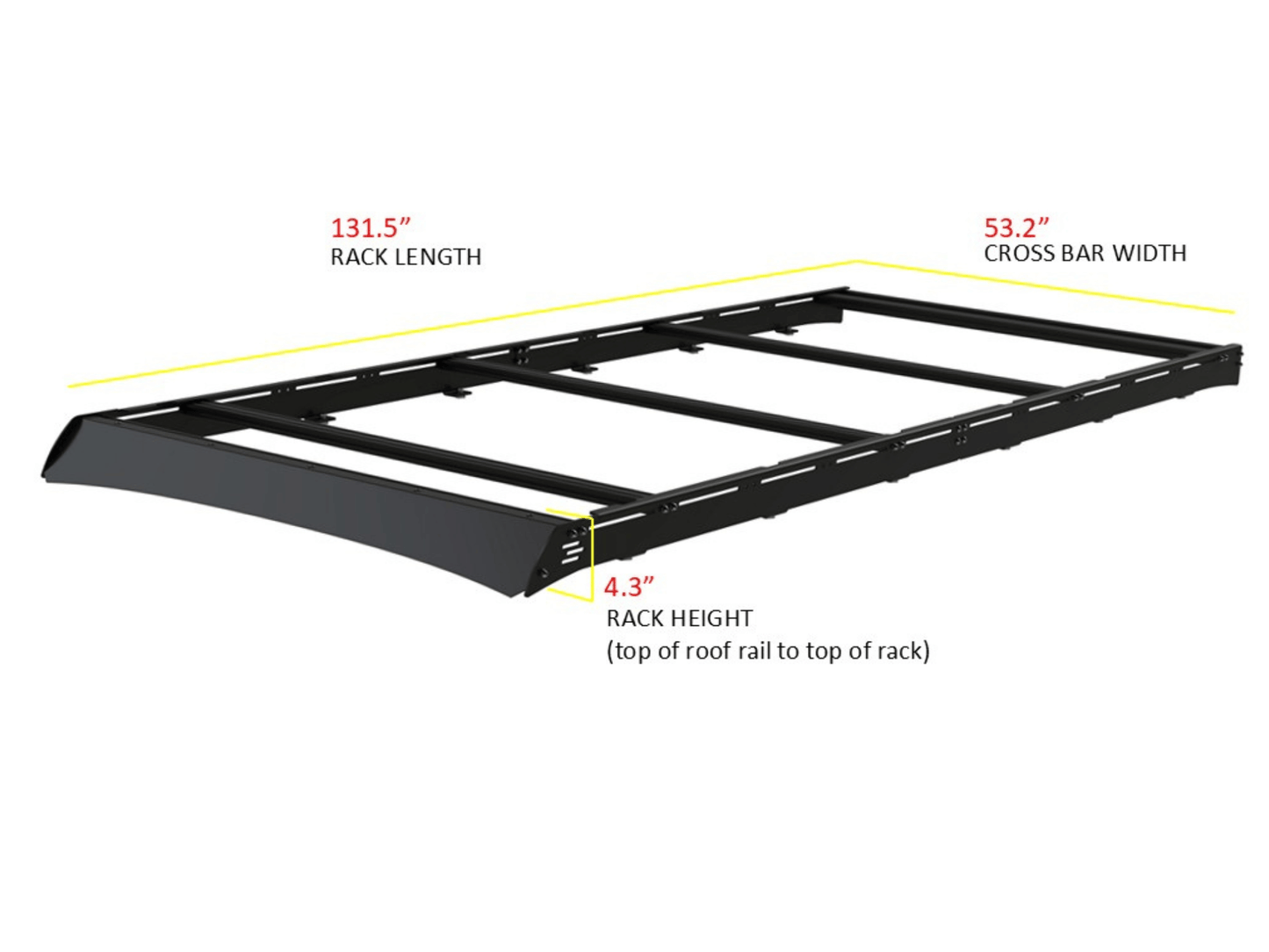 SPRINTER 144" HIGH ROOF STEALTH 2.0 ROOF RACK