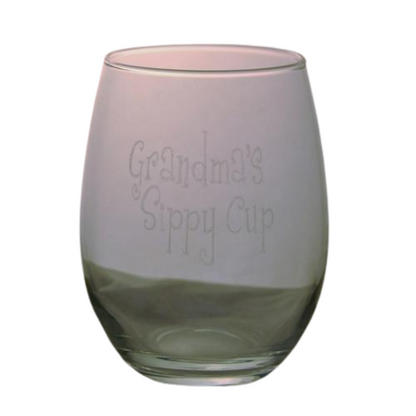 Stemless Wine Glass | Customizable | RCK Creations & More