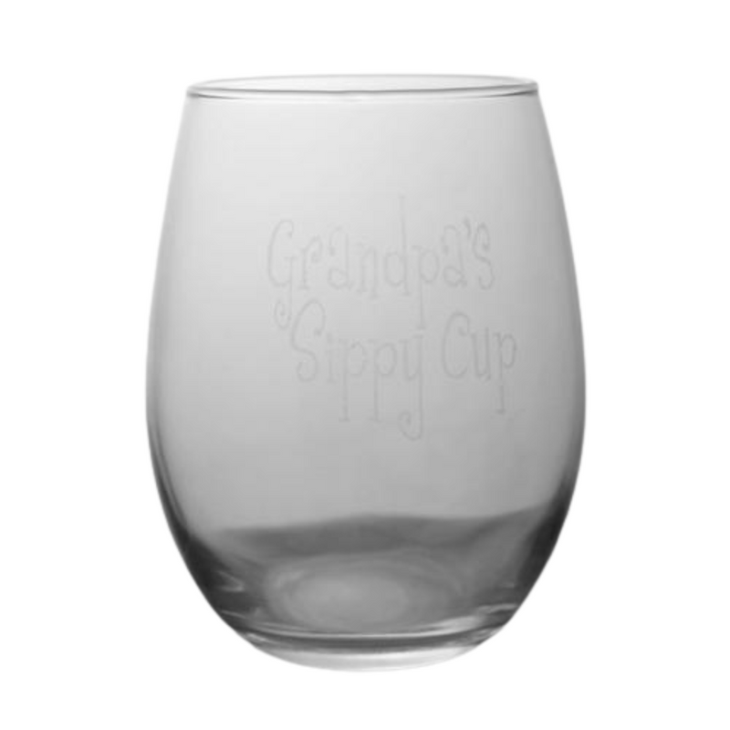 Stemless Wine Glass | Customizable | RCK Creations & More