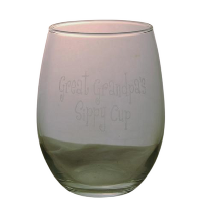 Stemless Wine Glass | Customizable | RCK Creations & More