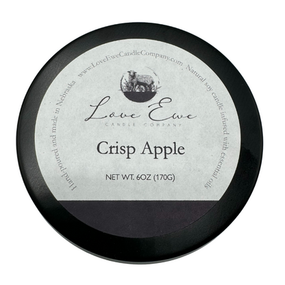 Crisp Apple Scented Candle | 6 oz | Love Ewe Candle Company (SF)