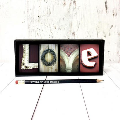 Love Word Block | Multiple Sizes | Letters of Love Designs