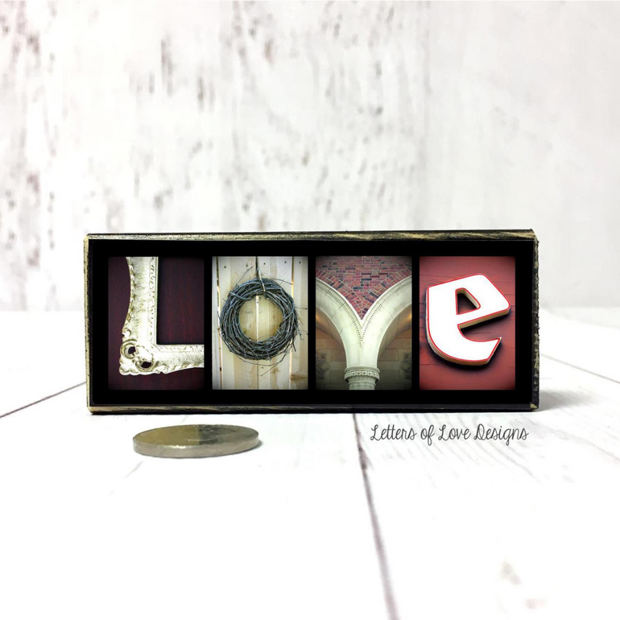 Love Word Block | Multiple Sizes | Letters of Love Designs