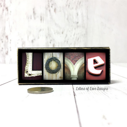 Love Word Block | Multiple Sizes | Letters of Love Designs