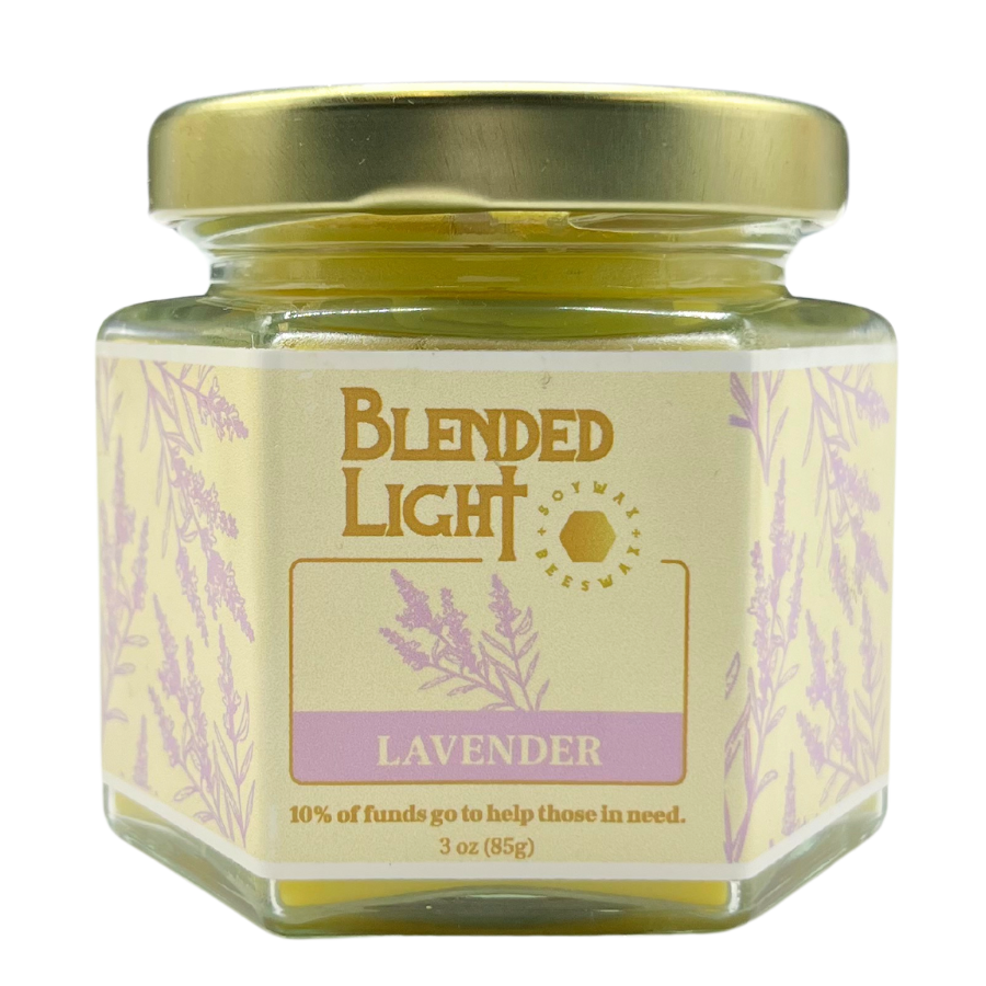 Lavender Scented Candle | Multiple Sizes | Blended Light