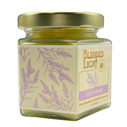 Lavender Scented Candle | Multiple Sizes | Blended Light