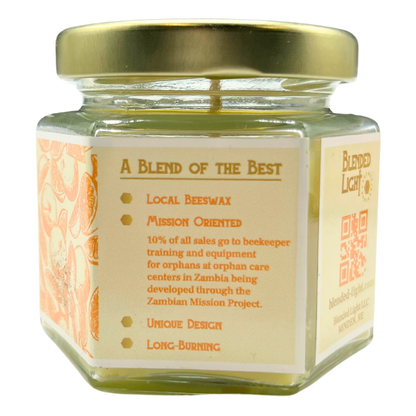 Orange Scented Candle | Multiple Sizes | Blended Light
