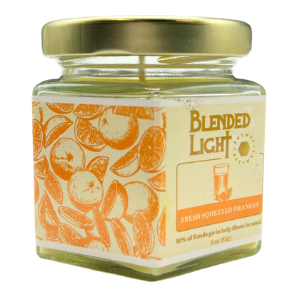 Orange Scented Candle | Multiple Sizes | Blended Light