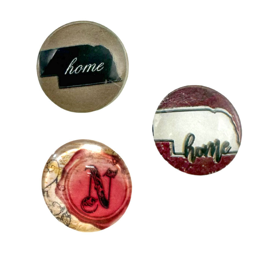 Nebraska Magnet | Multiple Designs |  1" x 1" | Create