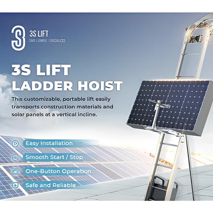 3S Ladder Hoist - Single Phase (110V) - All Sizes
