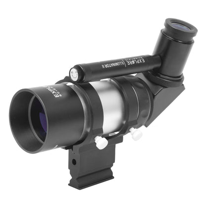 8x50 Illuminated Right Angle Polar Finder Scope with NEW long battery life Illuminator II