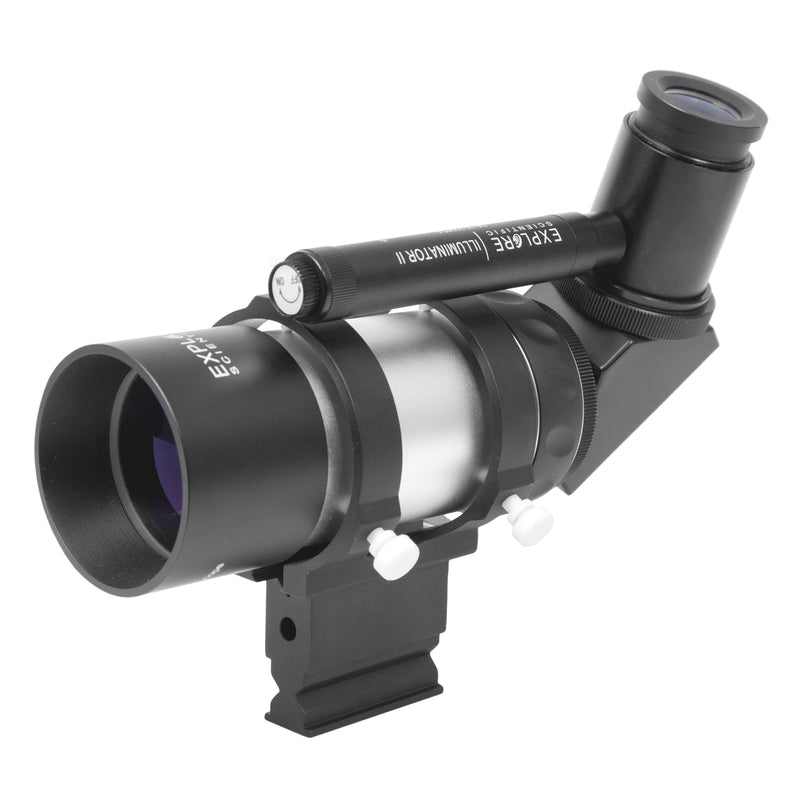 8x50 Illuminated Right Angle Polar Finder Scope with NEW long battery life Illuminator II