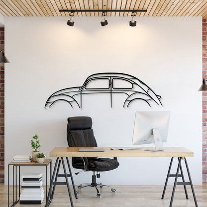 Beetle Metal Car Wall Art - MT0889