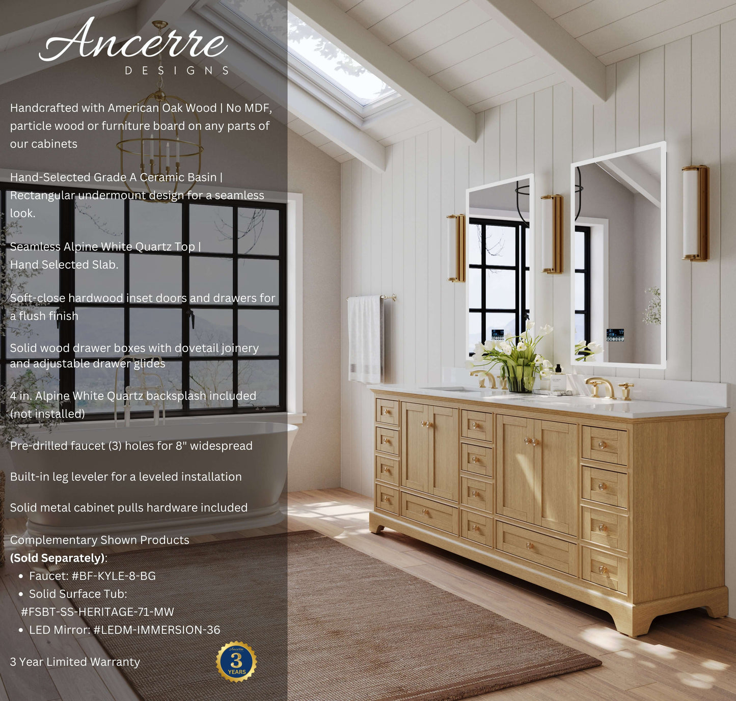 Audrey 48" Bath Vanity Set