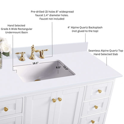 Audrey 48" Bath Vanity Set