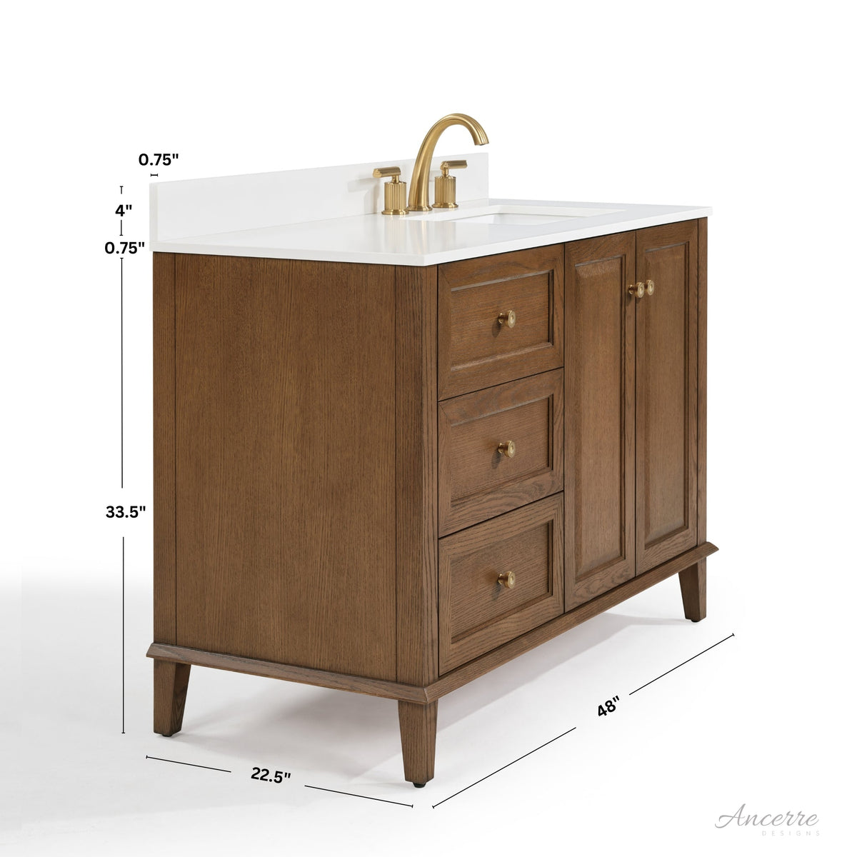 Hannah 48"  Bath Vanity Set