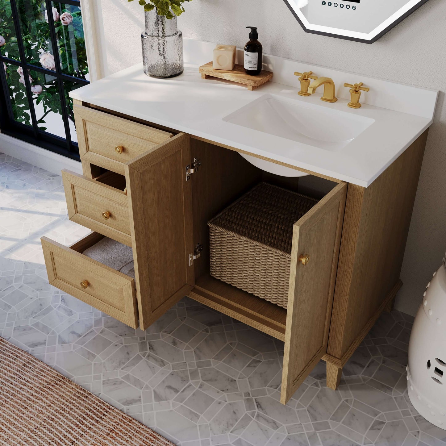 Hannah 42" Bath Vanity Set