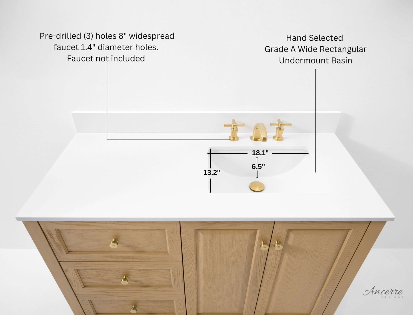 Hannah 42" Bath Vanity Set