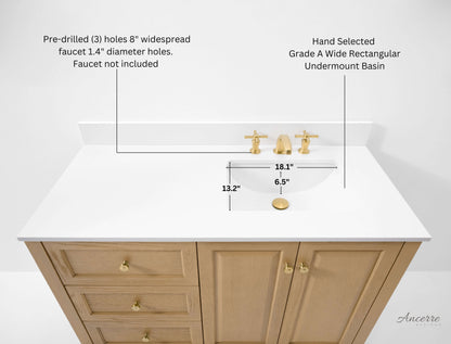 Hannah 42" Bath Vanity Set